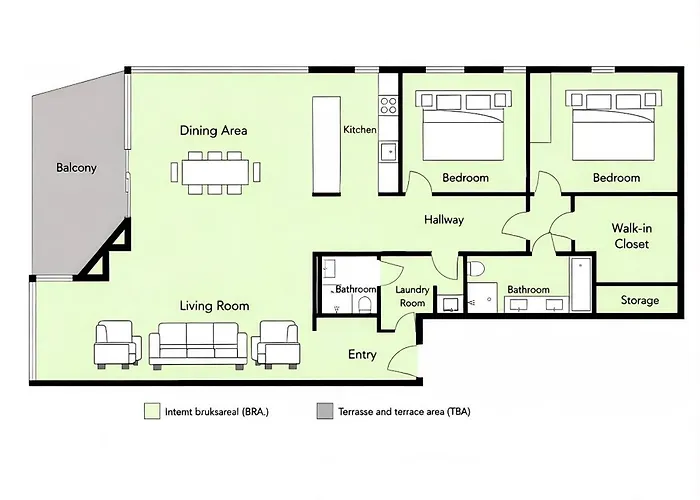 Tjuvholmen Harbourfront 2br Oslo